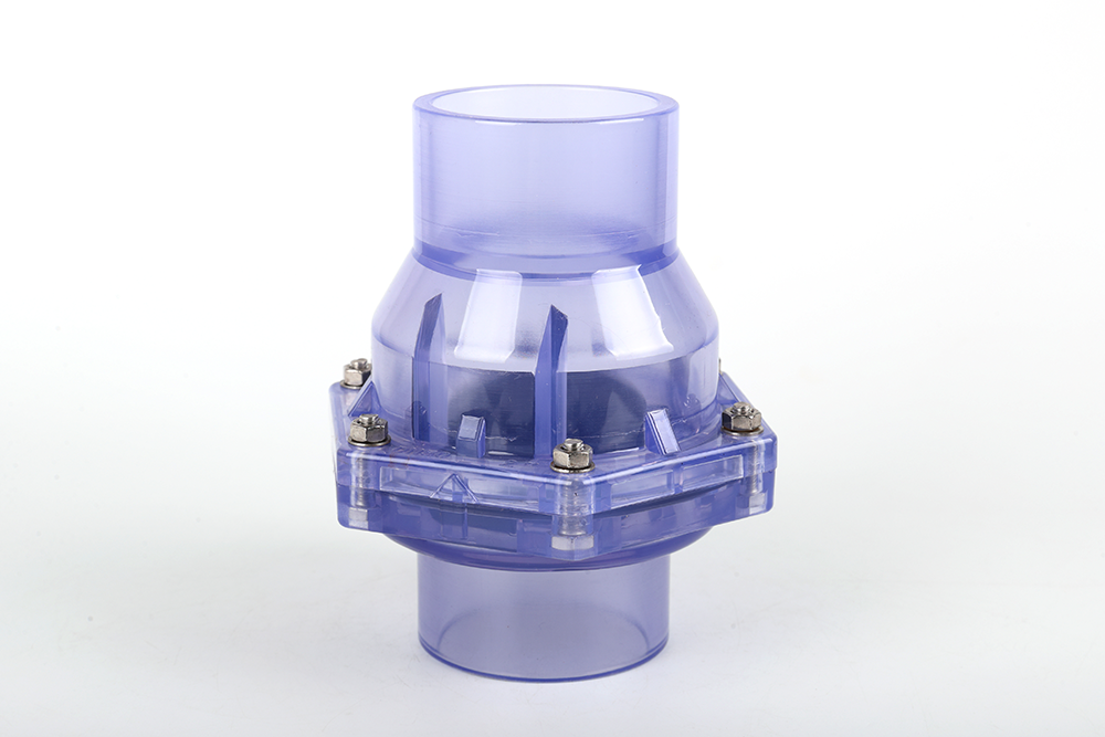 万冲镇透明翻板式止回阀